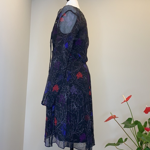 Elie Tahari, black dress, size 10 - Picture 2 of 6